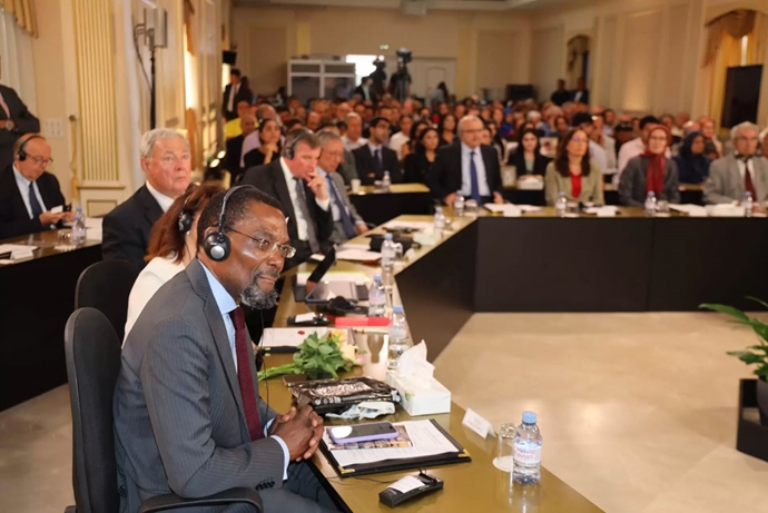 في مؤتمر دولي انعقد يوم الاثنين 21آب 2023، قضاة سابقون في الأمم المتحدة وحقوقيون دوليون بارزون طالبوا بمحاسبة قادة النظام الإيراني