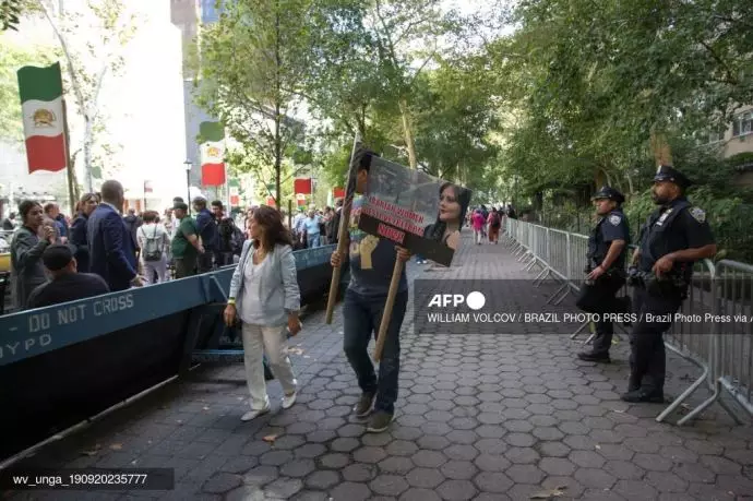 مظاهرات الإيرانيين الاحرار و انصار مجاهدي خلق في نيويورك و إحياء ذكرى شهداء طريق الحرية في ایران