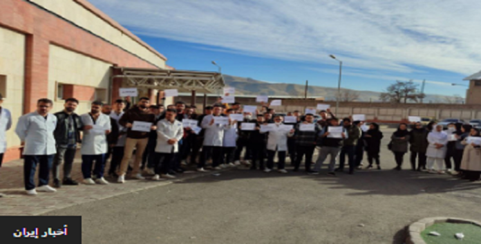 احتجاجاً على عدم تلبية مطالبهم، تجمعات احتجاجية للممرضات في سقز وسنندج وإضراب المسوقين في ميناء كناوة