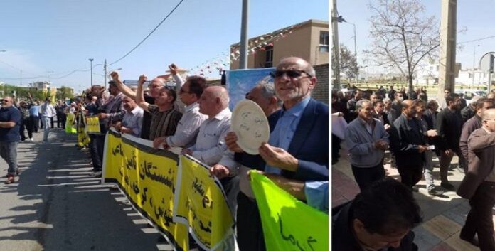 إيران .. احتجاجاً على سبل عيشهم السيئة استمرارمسيرات واحتجاجات من قبل المتقاعدين في عدة مدن ایرانیة