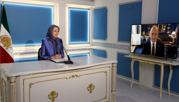 مقابلة السيدة مريم رجوي مع النائب ماكورميك، عضو الكونغرس الأمريكي وعضو لجنة العلاقات الخارجية وعضو اللجنة الفرعية للشرق الأوسط