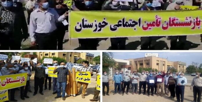 بشعار لا التهديد ولا السجن ولا الإعدام يمنعنا، استمرار تجمعات احتجاجية في طهران والأهواز