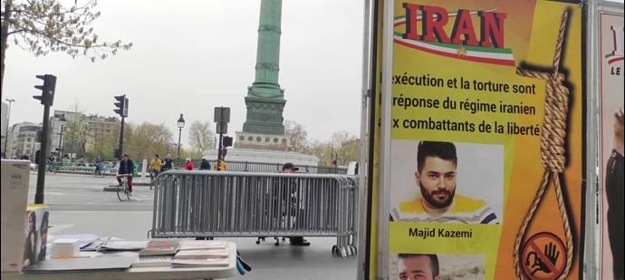 صوت لأولئك الذين لا يمكنهم الكلام، صرخة من أجل الحرية والعدالة تقپم بها المقاومة الإيرانية في قلب باريس