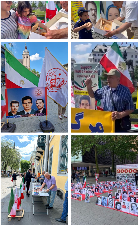 إحياء لذكرى استشهاد مؤسسي المنظمة،أنصار مجاهدي خلق في كوبنهاغن وكولونيا وهامبورغ ومونستر وبون وآخن بألمانيا- تقرير مصور