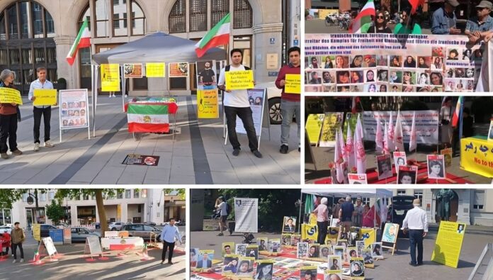 جنيف .. مظاهرات الإيرانيون الاحرار بالتزامن مع مؤتمر الأمم المتحدة لنزع السلاح