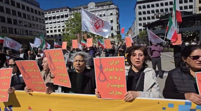 تضامنا مع الانتفاضة الوطنية الایرانیة، وقفات احتجاجیة للإيرانيين في غوتنبرغ وستوكهولم والسويد وباريس وألمانيا - تقرير مصور