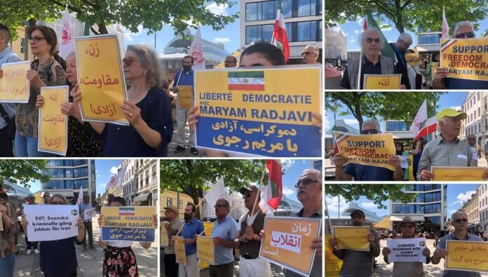 تضامنا مع الانتفاضة الايرانية، مظاهرات انصار مجاهدي خلق في مدن تورنتو، فانكوفر، كندا