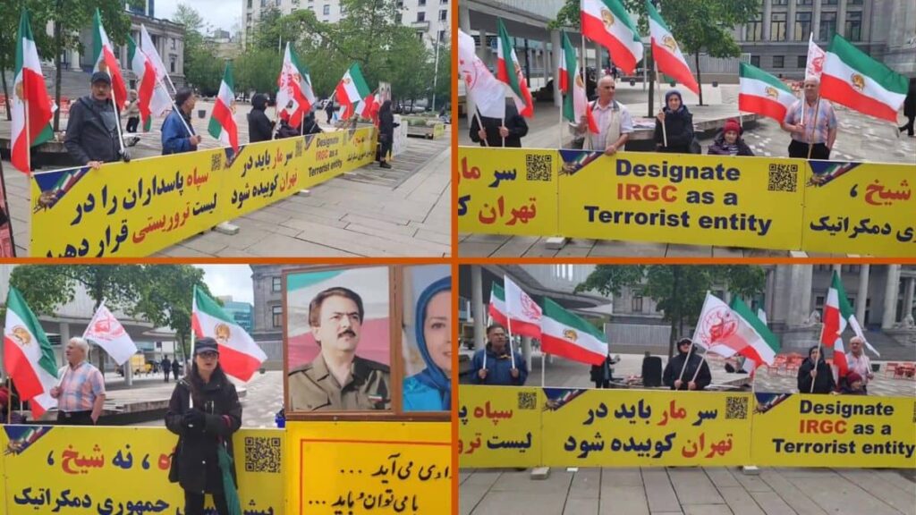 تضامنا مع الانتفاضة الايرانية، مظاهرات انصار مجاهدي خلق في مدن تورنتو، فانكوفر، كندا