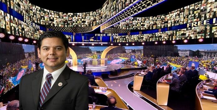 تأکید عضو الكونغرس الأمريكي علی دعمه لخطة مريم رجوي لمستقبل إيران