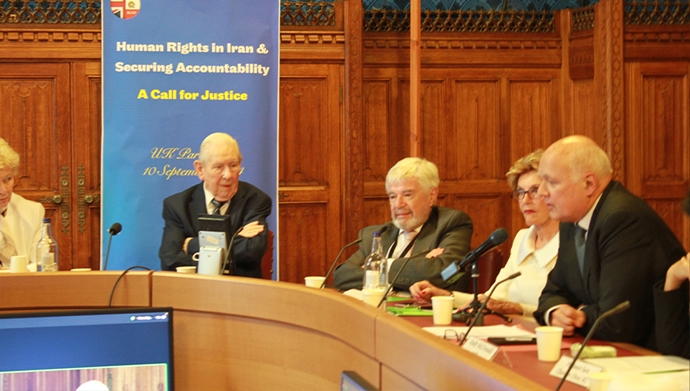 مؤتمر بحضور أعضاء من مجلسي المملكة المتحدة بعنوان “حقوق الإنسان في إيران والدعوة إلى المحاسبة”