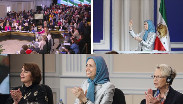 مريم رجوي في مؤتمر دولي بمناسبة اليوم العالمي للمرأة : النساء رائدات الحرية