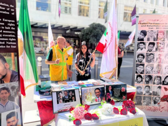 تندیداً لانتهاكات حقوق الإنسان في إيران اقامة معرض صورفي ملبورن، أستراليا