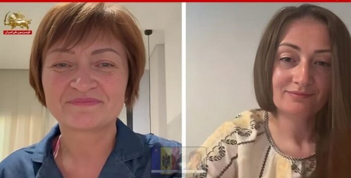 نائبتين في البرلمان المولدافيا في مقابلة تلفزیون المقاومة الایرانیة