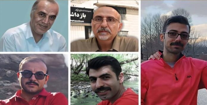 إيران: بعد 12 يومًا من التعذيب والانفرادي، نقل 5 سجناء سياسيين محكومين بالإعدام إلى عنبر عام