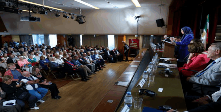 مؤتمر في الدائرة الباريسية السابعة عشرة: مريم رجوي: برنامج المقاومة‌ الإیرانیة‌ لضمان حقوق الإنسان والحریات في إیران الغد