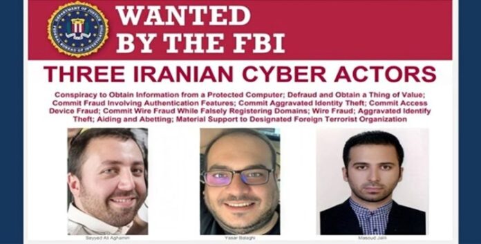 مكافأة أمريكية بقيمة 10 ملايين دولار مقابل معلومات عن 3 قراصنة إيرانيين