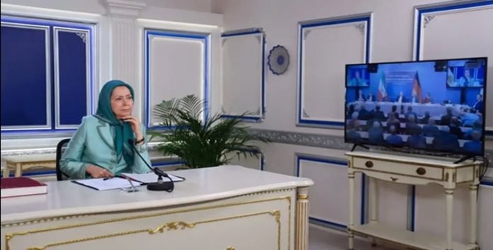 مريم رجوي في مؤتمر بحضور نواب للبرلمان والشخصيات الألمانية: الحل هو إسقاط النظام على يد الشعب الإيراني ومقاومته المنظمة