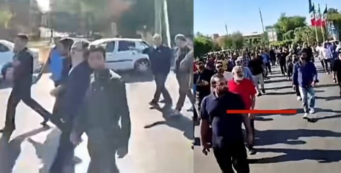الأهواز تشتعل: عمال الصلب يقودون مسيرة ضد الظلم والفساد