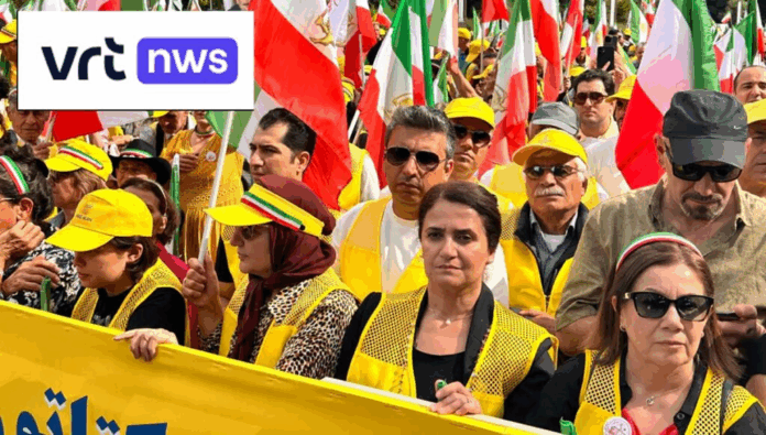 لمحة سريعة المظاهرة الكبرى للإيرانيين في بروكسل