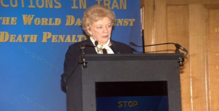 البارونة أولون: “النظام الإيراني يعدم شخصًا كل ثلاث ساعات” وخشيته من بديل ديمقراطي منظّم