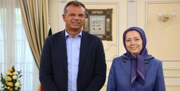 اجتماع السيدة مريم رجوي مع السناتور ماركو اسكوريا، نائب رئيس كتلة “إخوة إيطاليا” في مجلس الشيوخ