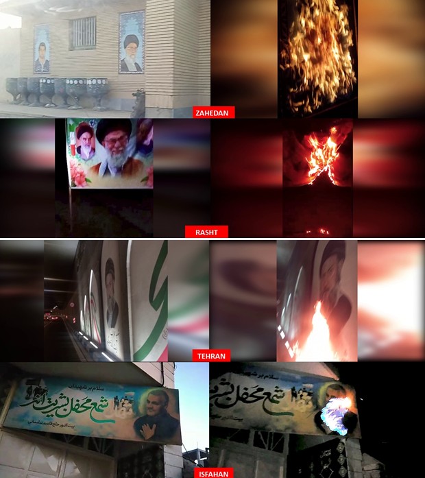 20 عملية ينفذها شباب الانتفاضة في طهران و15 مدينة أخرى؛ إحياءً لذكرى انتفاضة نوفمبر 2019