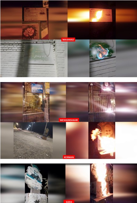 إیران: 20 عملیة لشباب الانتفاضة في طهران و15 مدینة‌ أخری