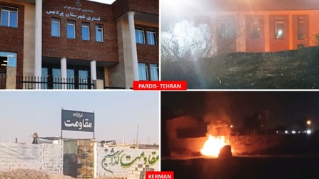 إیران: 15 عملیة لشباب الانتفاضة في طهران و11 مدینة أخری رداً علی موجة الإعدامات الإجرامیة