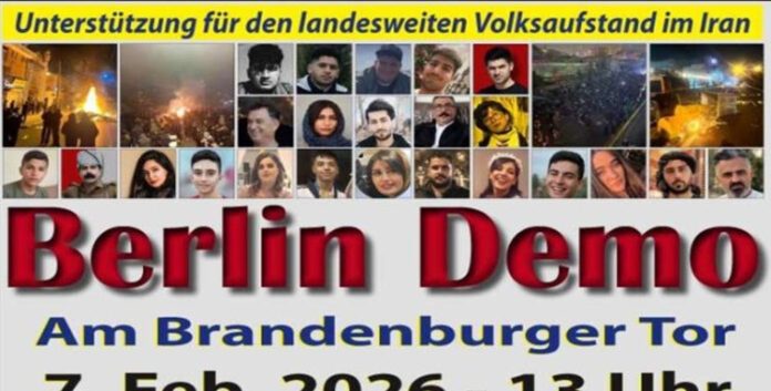صحيفة “فرانكفورت روندشاو”: تضامناً مع انتفاضة إيران تظاهرة حاشدة عند “بوابة براندنبورغ” في برلين