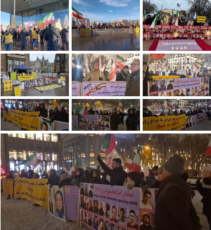 دعماً لانتفاضة إيران؛ حراك دولي واسع لأنصار “مجاهدي خلق” بشعار “لا لنظام الشاه ولا للملالي” يدوّي في عواصم الغرب