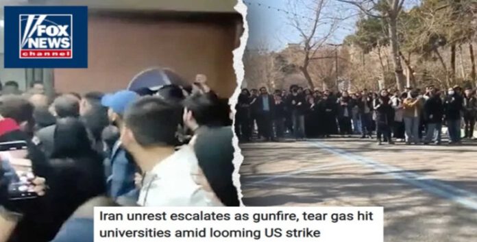 فوكس نيوز: مواجهات عنيفة في الجامعات الإيرانية – بيان طلابي يؤكد: لا لحكم الشاه ولا لحكم الملالي