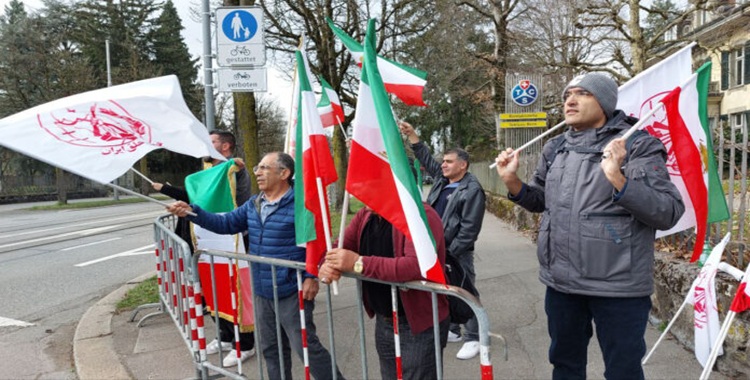 تظاهرات واسعة للإيرانيين الأحرار في برن وروما وبروكسل تأييدًا للحكومة المؤقتة وبرنامج النقاط العشر