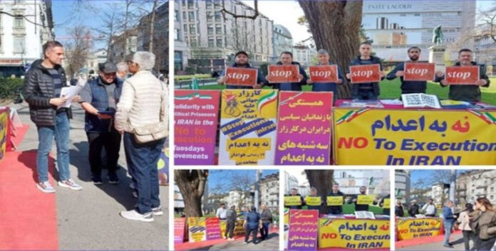 دعماً للحكومة المؤقتة التي أعلنها المجلس الوطني للمقاومة الإيرانية تظاهرات للإيرانيين في عدة مدن أوروبية