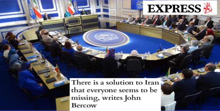 السیدة مريم رجوي: هذه خارطة طريق لإسقاط النظام وتأسيس جمهورية ديمقراطية هندسة الديمقراطية في إيران..