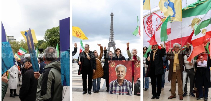 صحيفة لوفيغارو: تنديداً بالإعدامات وللمطالبة بمحاسبة النظام الإيراني خلال تظاهرات لالاف الایرانیون الاحرار في باريس