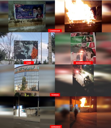 إيران: 15 عملية لـ وحدات المقاومة في طهران و10 مدن أخرى تخليدا لذكرى شهداء مجاهدي خلق والشباب الثوار