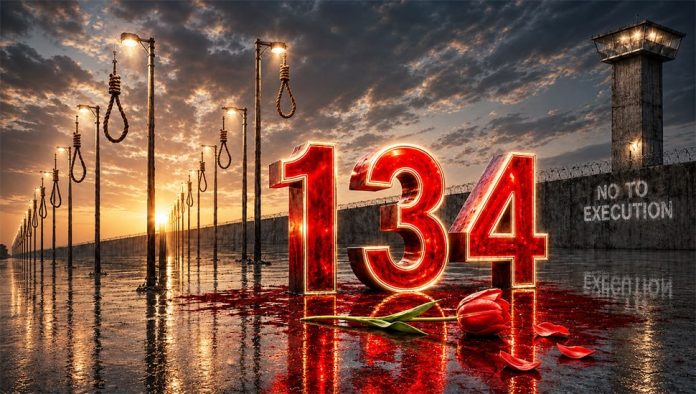 إضراب السجناء السياسيين عن الطعام في 60 سجناً بإيران ضمن الأسبوع الـ134 من حملة «ثلاثاءات لا للإعدام»