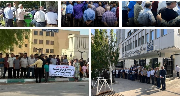 ایران... موجة احتجاجات جديدة تضرب المدن تشمل الصلب و الاتصالات و الصیادلة