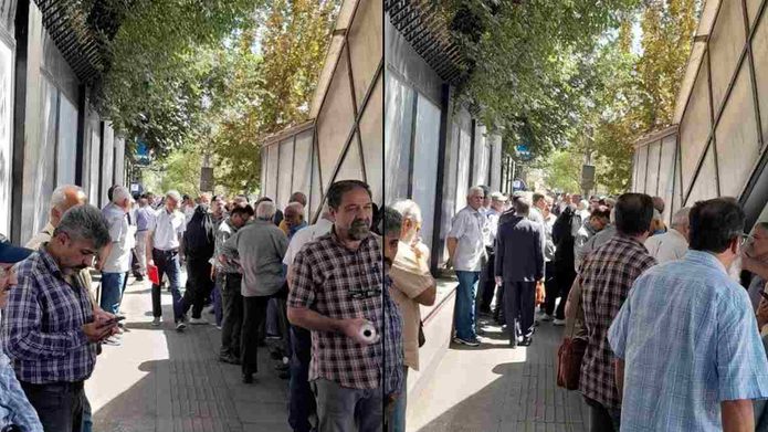 بسبب تدهور الأوضاع المعيشية احتجاجات المتقاعدين والمعلمين تتسع في المدن الایرانیة