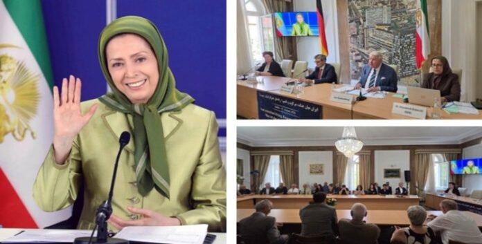 مريم رجوي أمام مؤتمر في ألمانيا: المعركة الرئيسية تدور بين الشعب الإيراني والنظام الكهنوتي