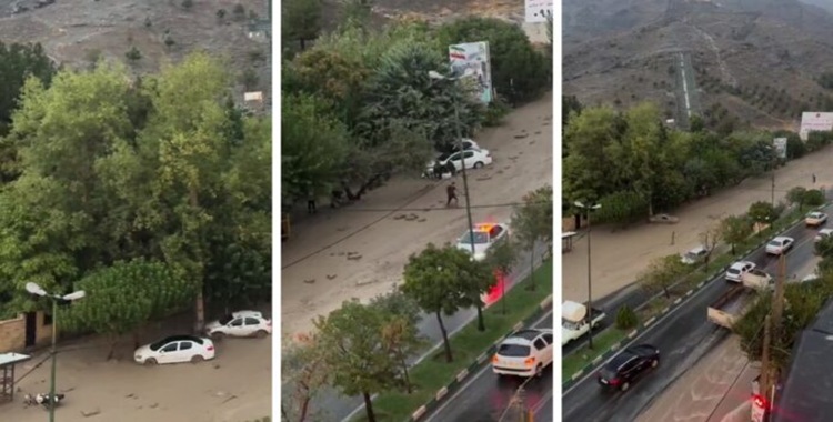 ایران... فيضانات تجتاح المحافظات ومريم رجوي تدعو للتضامن الشعبي