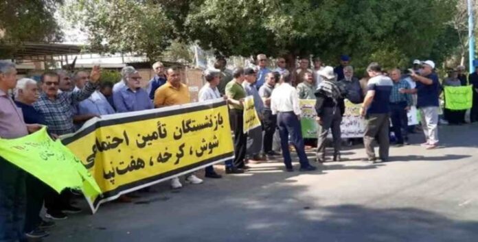 ایران... عمال ومتقاعدون وطلاب ومزارعون و خلال موجة الاحتجاجات يطالبون بحقوقهم المعيشية